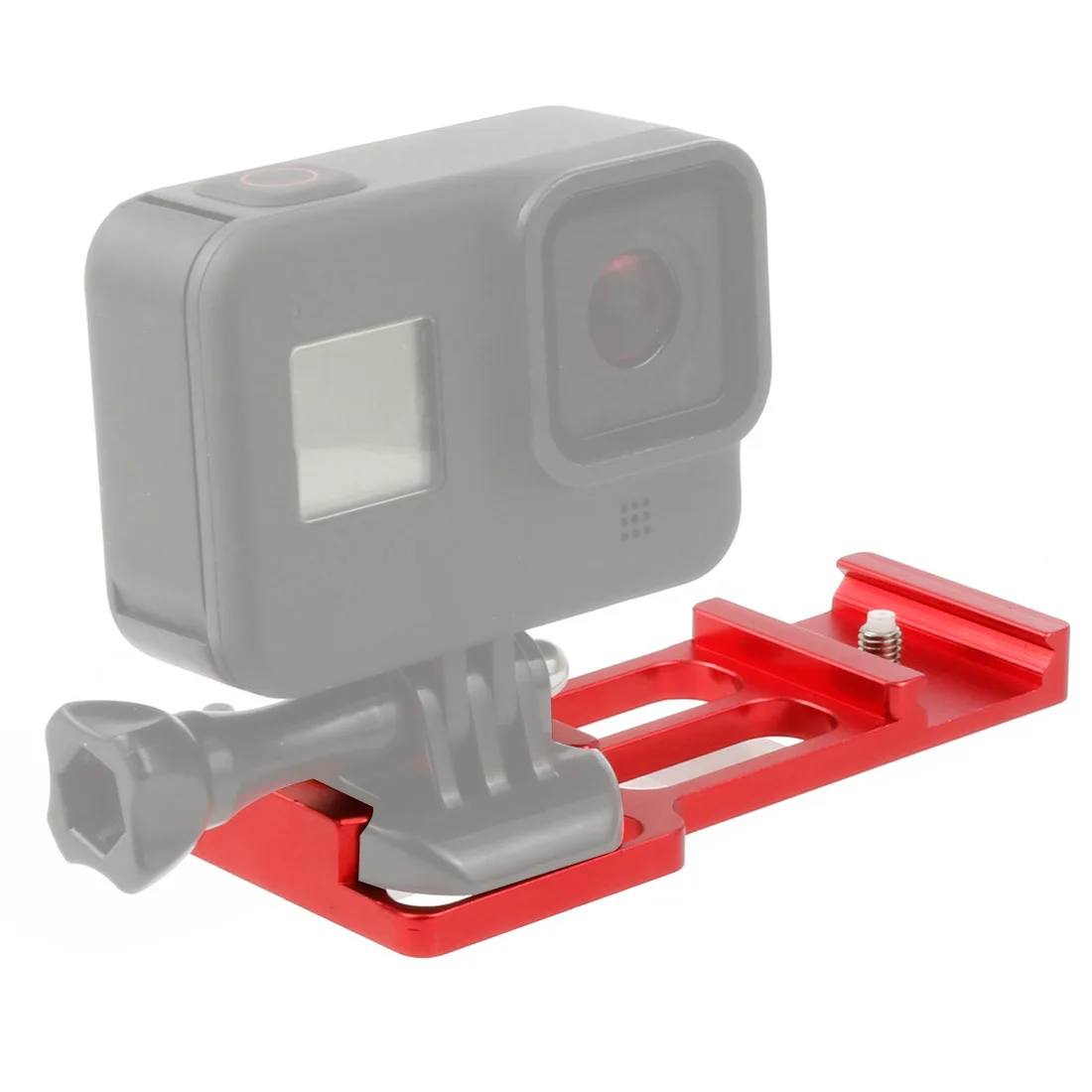 Cantilever Action Camera Mount Adapter with Dovetail 20mm Picatinny Weaver Rail for for Gopro Hero 13/12/11/10/9 DJI