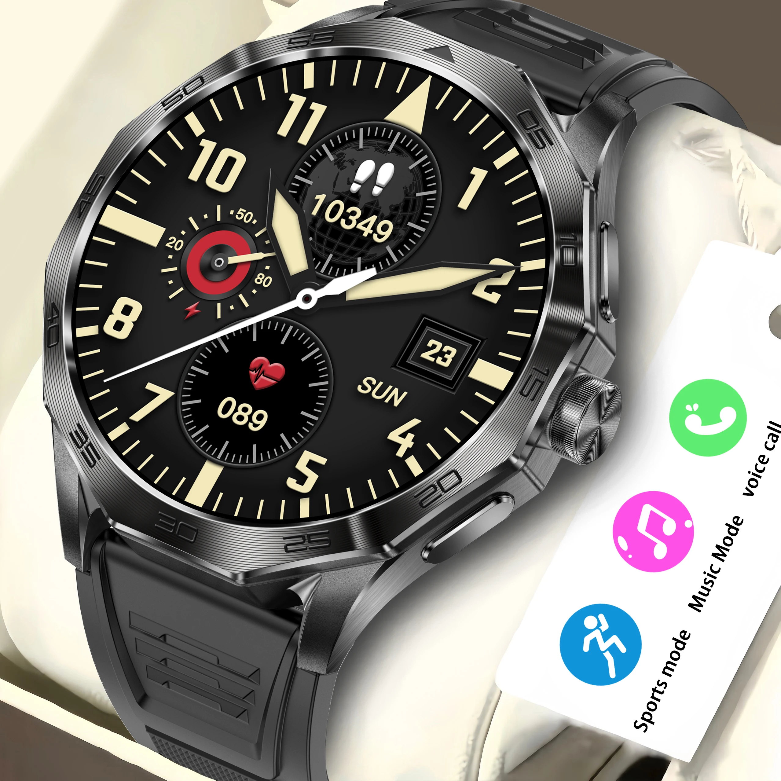 

2024 New Smart Watch 1.85-inch 360*360 HD Full Screen Touch 710Mah Sleep Heart Rate Monitoring Bluetooth Smart Call Watch