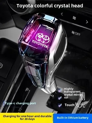 Crystal Handle Gear Shift Knob Gear lever Head for ALPHARD ASX Camry CROWN HIACE Highlander LANDERCRUISER levin REIZ WISH voxy