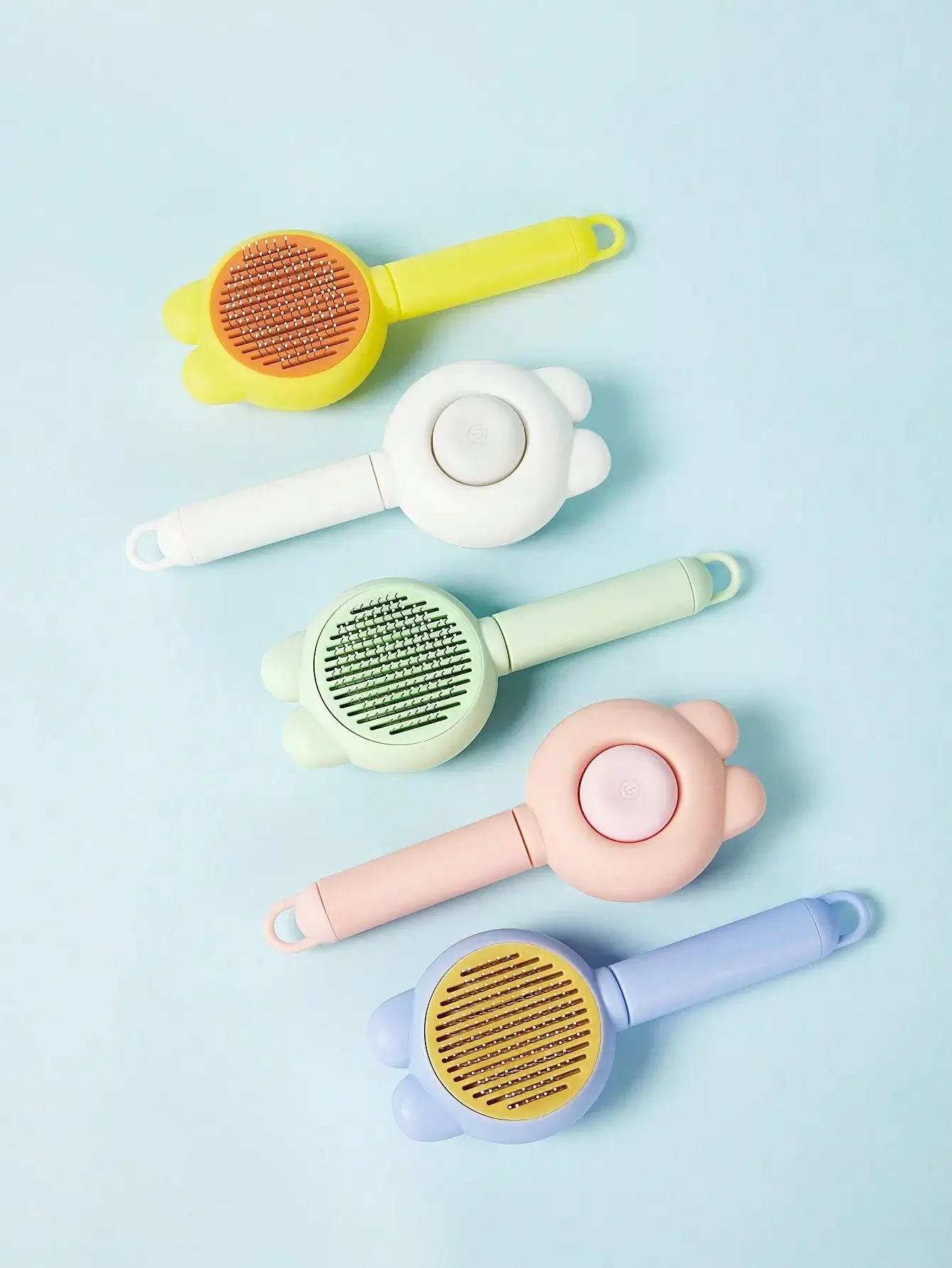 

PETSIN Cat Brush Hair Removal Comb Shower Massage Pet Brush To Remove Loose Hair For Cats Rabbits Dogs Grooming Supplies