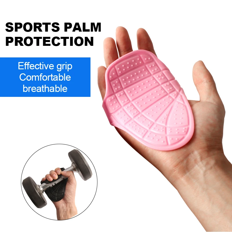 Fitness Non-Slip Rubber Weightlifting Gloves Bench Press Gloves Pull Up Gym Palm Protection Dumbbell Kettlebell Grip