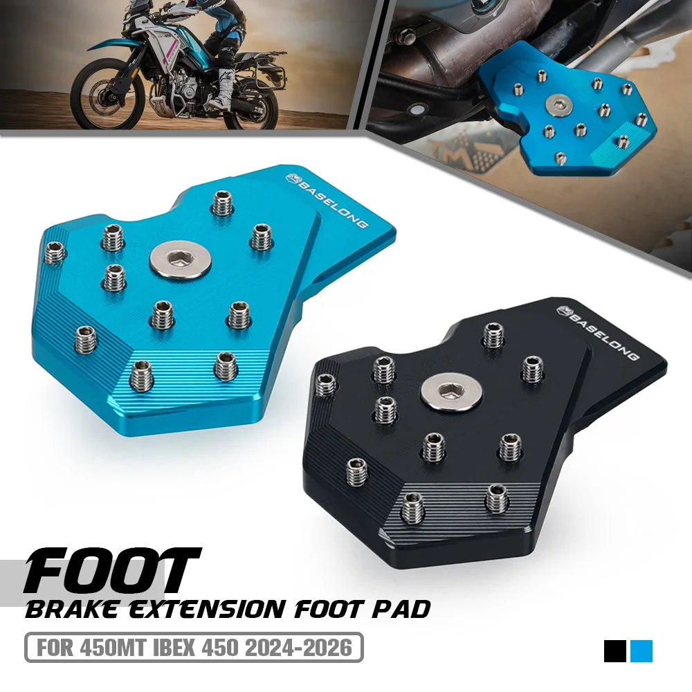 

FOR CFMOTO 450MT Ibex 450 2024-2025-2026 Aluminium Rear Foot Brake Pedal Tip Enlarger Motorcycle Accessories 450 MT Ibex450