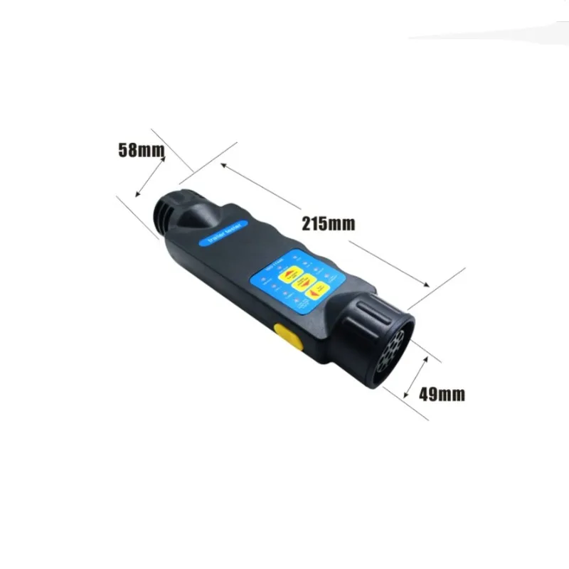 7/13-pin socket EU 12V trailer tester wiring circuit lighting test car truck RV accessories diagnostic tool universal