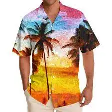 Рисунок 2 - Мужские гавайские рубашки с тропическим