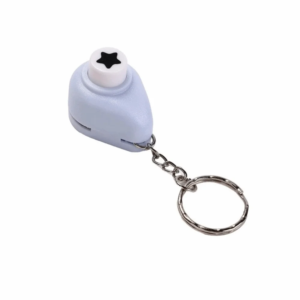 Mini Mini Stamp Punch Multi-functional Handheld Embossing Machine with Keychain Durable Stamp Hole Puncher Card Making