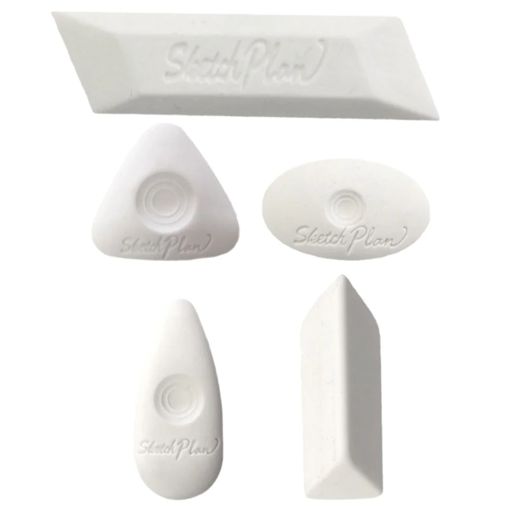 5 Pcs Eraser Erasers for Pencils Sketching Drawing Students Portable Artist Drafting Supply Rubber Writing Painting