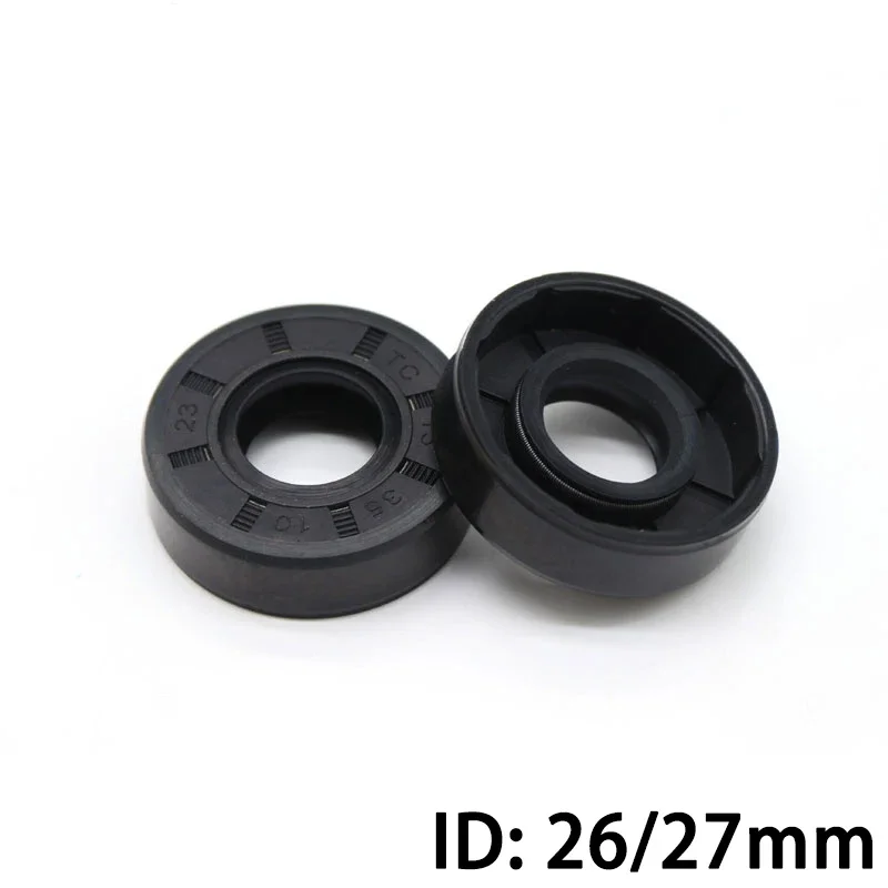 

ID 26/27mm Nitrile Rubber Seal TC-26/27*34/35/37/38/47/48/52/55*6/7/8/10 Nitrile Double Lip Oil Seal