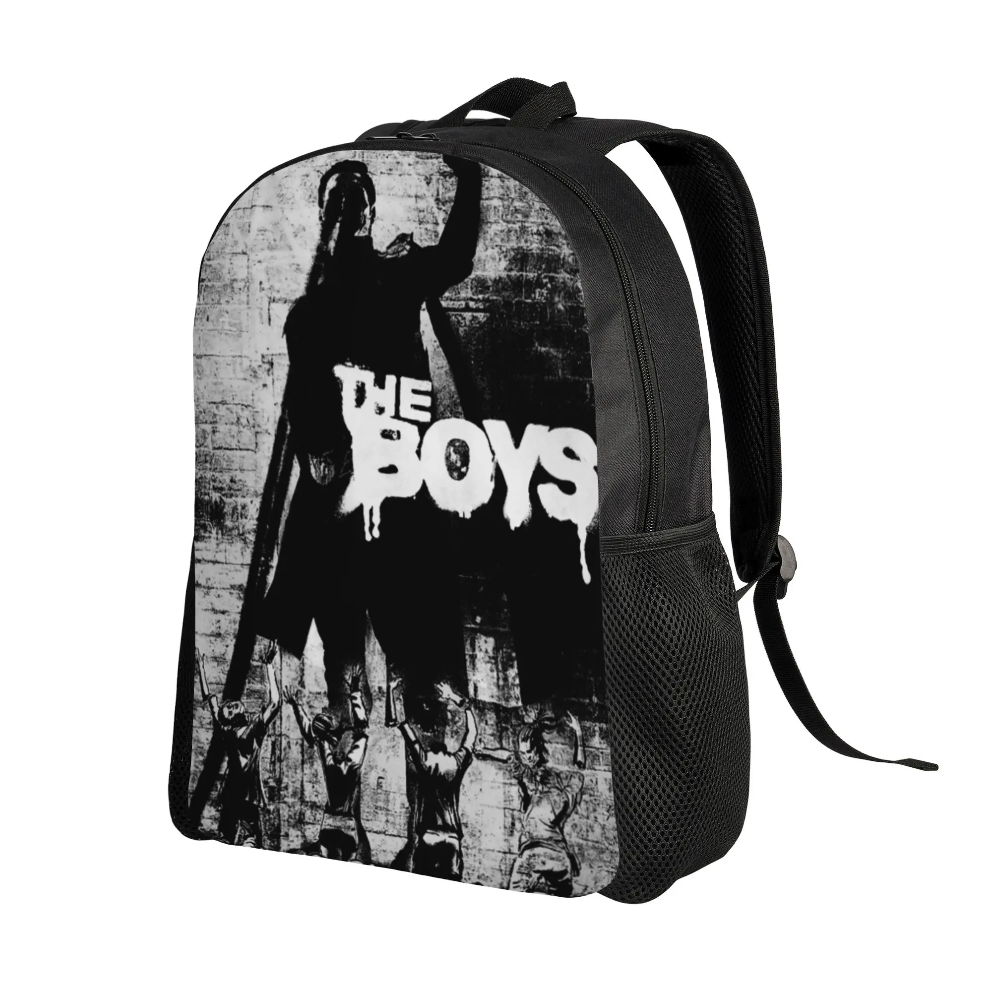 The Boys Book Pack Back to school season The Boys Never Meet Your Heroes Poster Superhero  Retro Washable Backpack