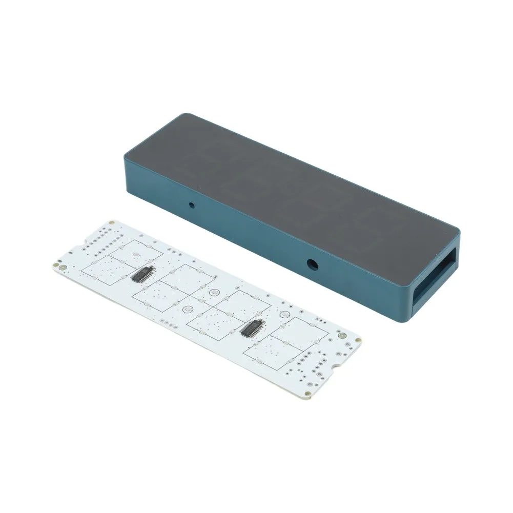 For DIY Soldering Kit for Colorful Digital Clock with RGB Display Alarm Memory Light Control and Temperature Readout Function