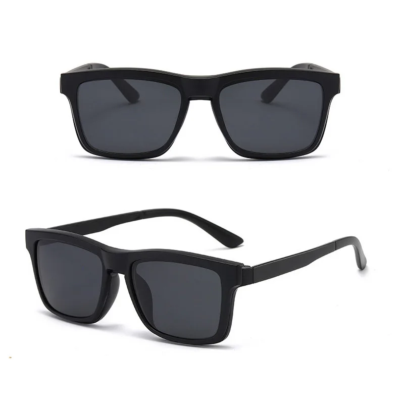 2202A 2 In 1 Polarized Night Vision Optical Magnetic Clip on Sunglasses Frames Clip on Sun Glasses Frame Prescription Eyeglasses