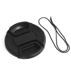 New High Quality 55mm Protect Front Cover Hood Camera Lens Cap For Fuji Pentax Olympus Nikon Camera Lens Cap Holder