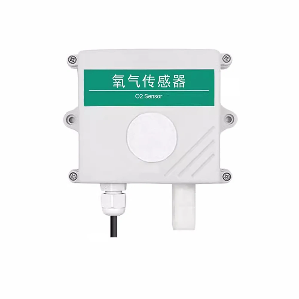 Industrial Grade O2 Sensor Gas Oxygen Concentration Measuring Detector IP65 Output RS485 0-5V 0-10V 4-20mA O2 Sensor Module