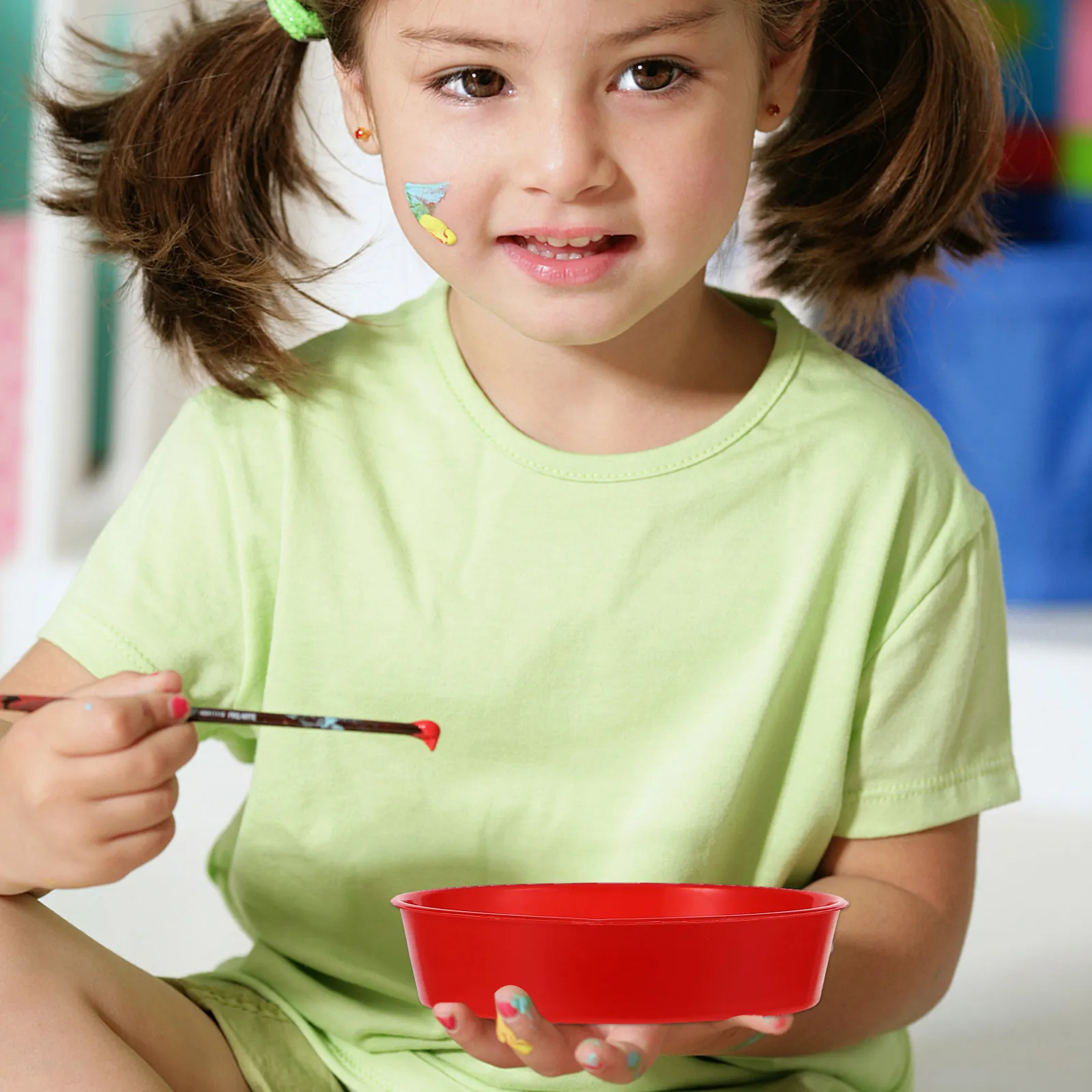 

1Set Plastic Paint Tray High Quality Pallets for Art DIY Painting Board Watercolor Pigment Mixing Stationery