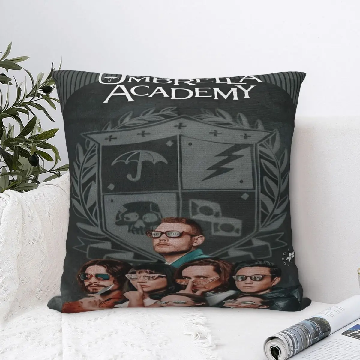 Home Decorations The Umbrella Academy Aidan Gallagher Pillowcase Stuff Pillow Cover Square Multi-Size