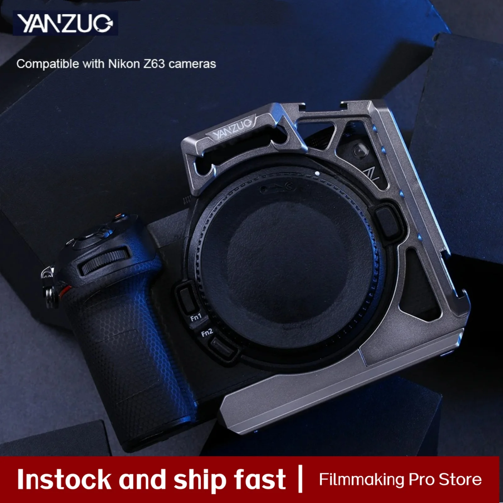 

YANZUO Camera Cage Aluminum Cage Half Cage for NIKON Z63 Camera