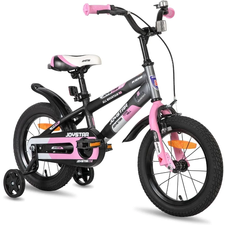 

Versatile Bike for Boys and Girls Ages 3-12 Years Old Featuring Adjustable Training Wheels 12 14 16 Inch Models with Durable 20