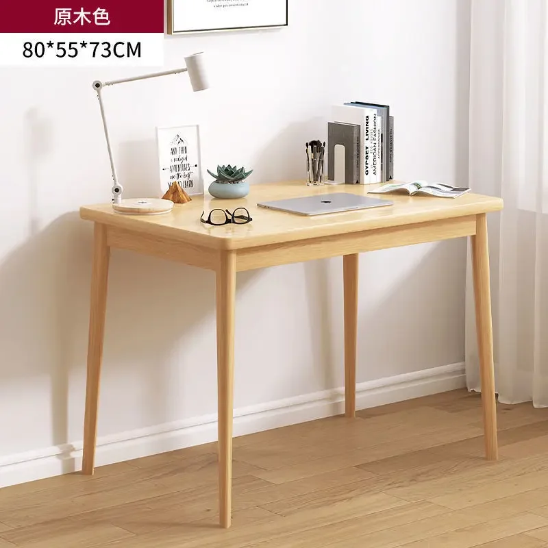 Nordic solid wood desktop computersimple home bedroom study desk  student writing small  escritorio  office desk