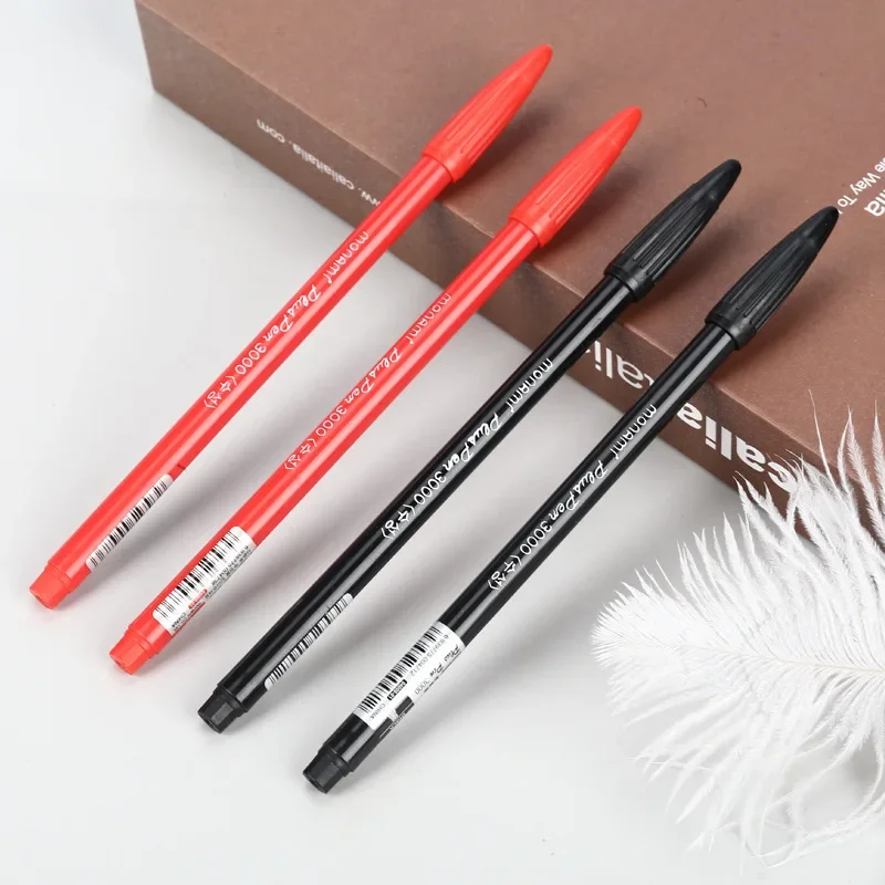 2Pcs Wasserdichte Tattoo Bleistift Augenbraue Lip Liner Schwarz Braun Rot Microblading Chirurgische Haut Marker Pen Permanent Tattoo Liefert