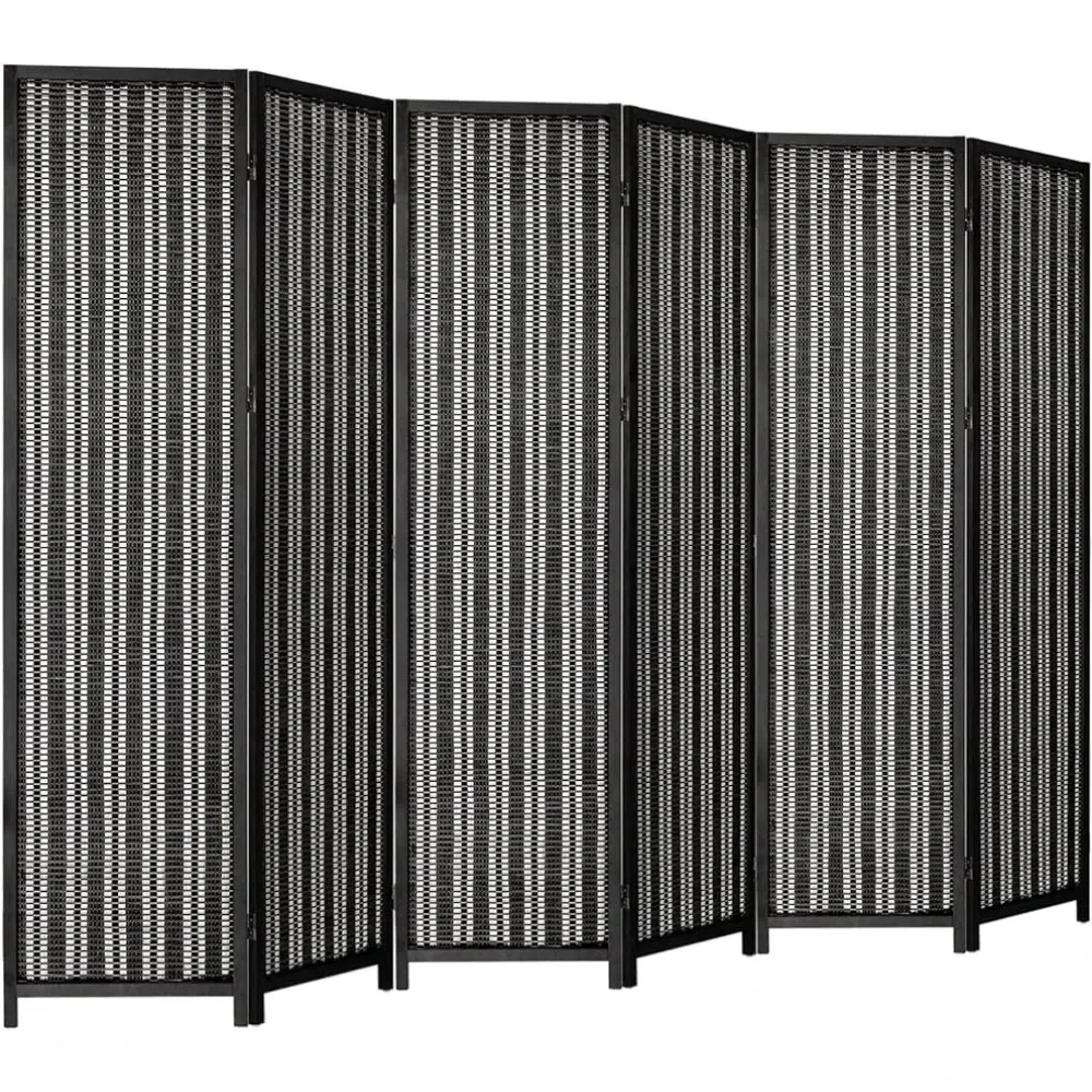 

Black Partition Folding Screen Partition Wall Room Dividers And Folding Privacy Screens 6 Panel Room Divider Panels Portable