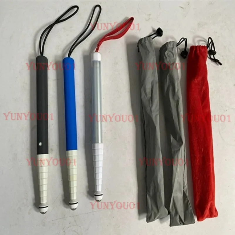 

New Titanium Alloy Nine-section Extended Blind Guide Stick Blind Stick Mountaineering Cane Antenna Type Lightweight Telescopic