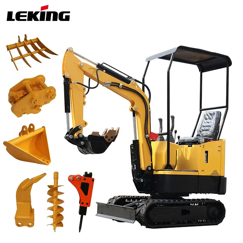 

Prompt Delivery chinese mini excavator 1 ton 1.2 ton mini excavator attachments