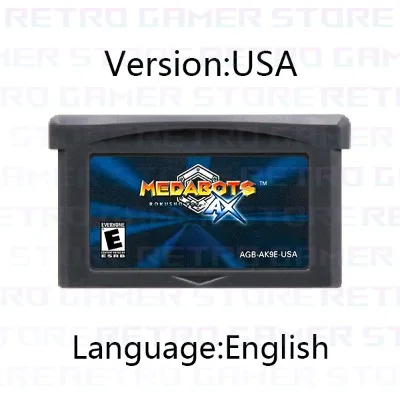 GBA Game Cartridge Metabee F-Zero Wolfenstein 3D Celeste Duke Max Payne Magical Quest für Videospielkonsole
