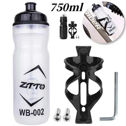 750ML Bicycle Water Bottle with Holder Mountain Bike Bottle Sports Water Bottle for Outdoor Cycling for MTB Road Mountain Bike