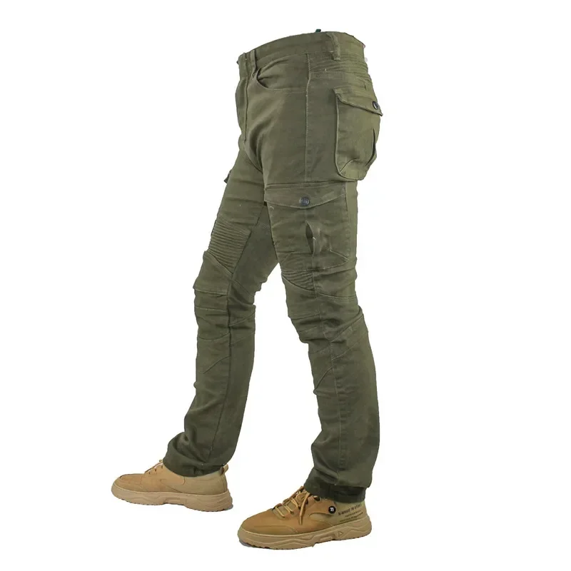 New spring summer autumn motorcycle pants classic outdoor riding motorcycle jeans Drop-resistant pants with protective gear