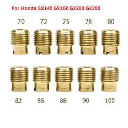 GX200 GX390 Main Jets For Honda GX140 GX160 212cc Mini Bike Go Kart FCR Carb WH100T Scr-100cc Main Jet Fuel Nozzle Gicleur GX