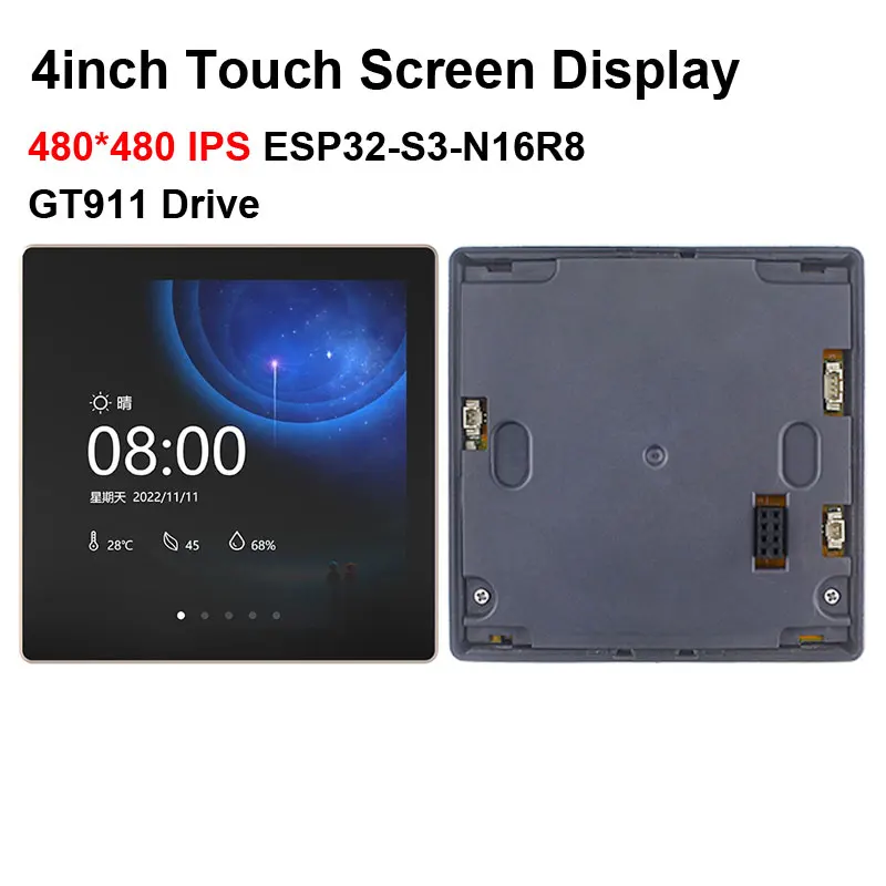 ESP32-S3 4 inch Development Board 86 Box 480x480 Display TouchScreen Smart home Assistent DeepSeek AI Voice Robot HMI