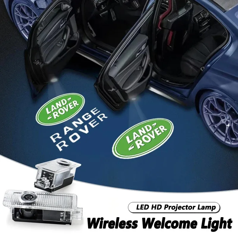 

2 шт. светодиодный светильник приветствия двери автомобиля HD лазерная лампа проектора для Land Rover Defender Discovery Range Rover Freelander Evoque SV SVR