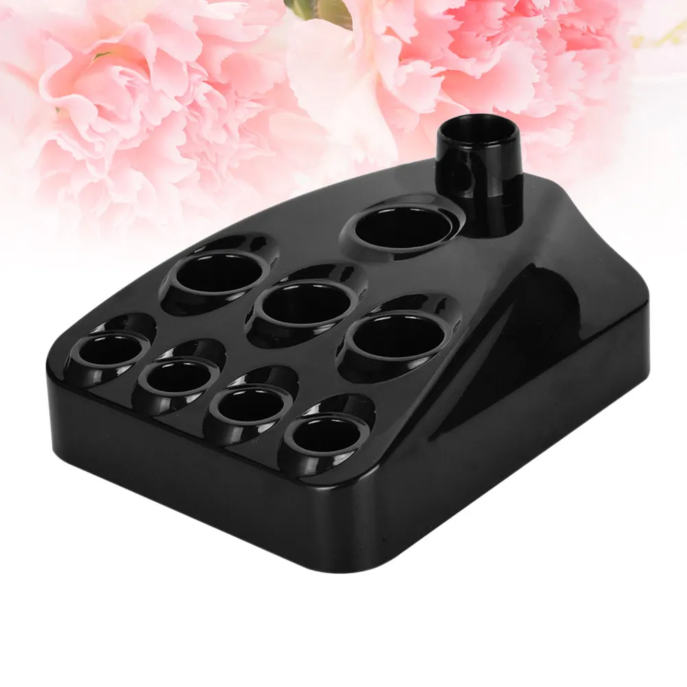 

1Pcs Colorant Holder Plastic 9-Hole Ink Cup Rack Stand for Tattoo Eyebrow Lip Pigment Cup Ink Swabs Holder