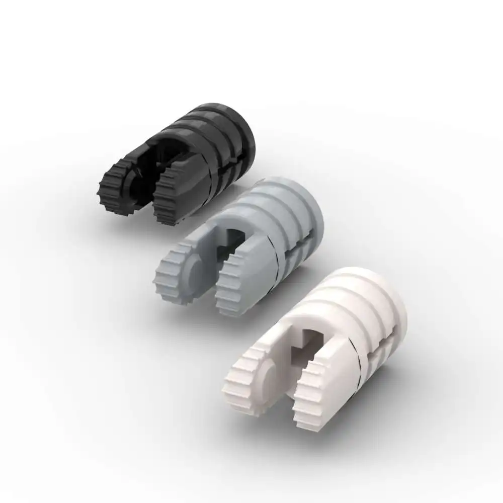 MOC 10 Uds 30553 cilindro de bisagra 1x2 Kit de bloques de construcción de bloqueo con placa de 2 dedos casa rompecabezas de partículas de ladrillo juguete regalo para niños