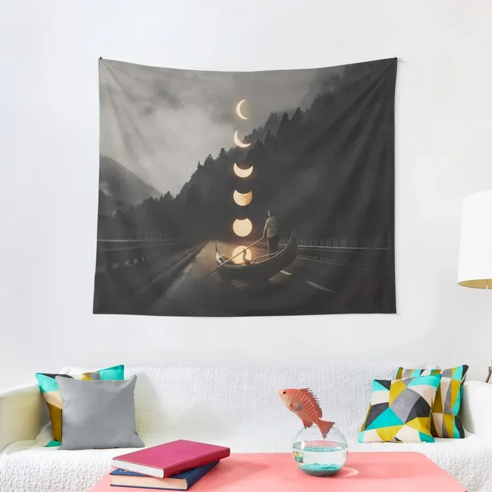 

Moonlight Tapestry Japanese Room Decor Funny Carpet On The Wall Tapestry