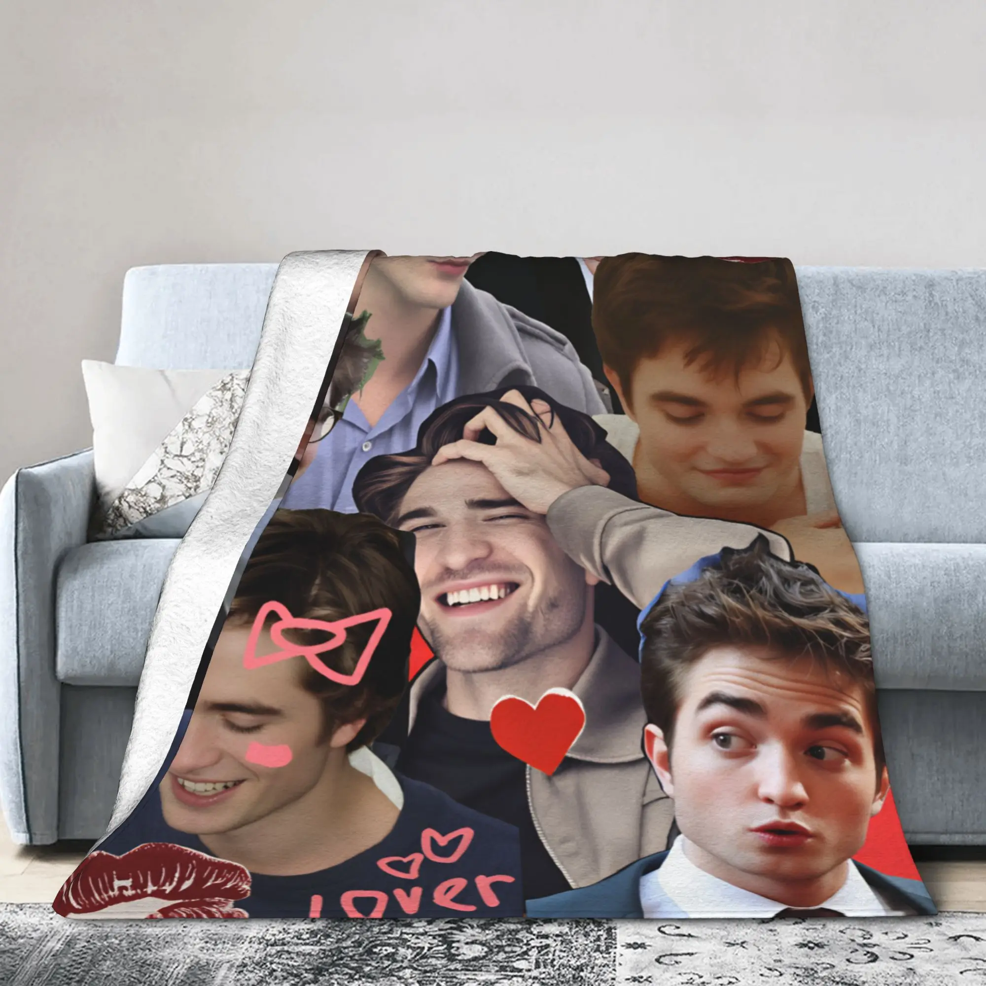 ديكور إدوارد الفانيلا بطانية الشتاء الشفق ساغا الدافئة رمي بطانية للفتيات الفتيان غرفة نوم الشارع المفرش أريكة غطاء سرير