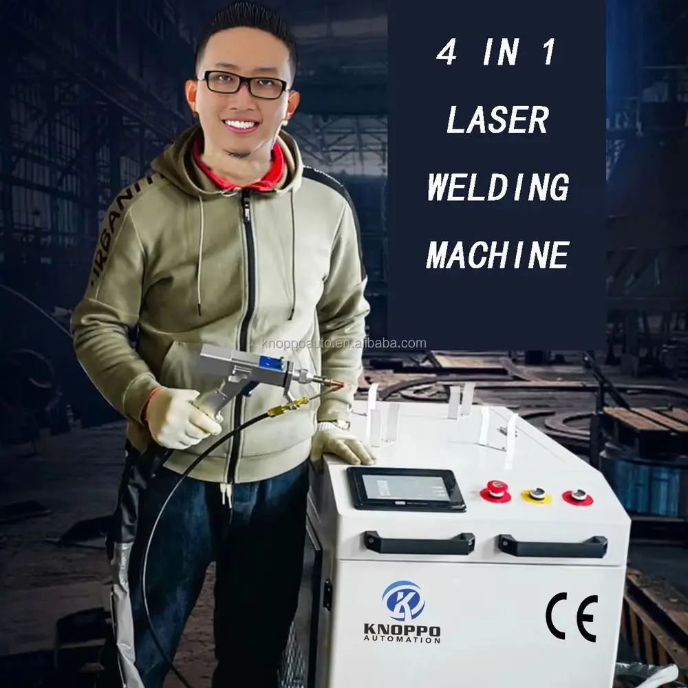 

4 in 1 Laser Welding Machines Price Handheld 1000w 2000w 3000w Fiber Welder Cutting Cleaning for Steel Metal Stainless Aluminum