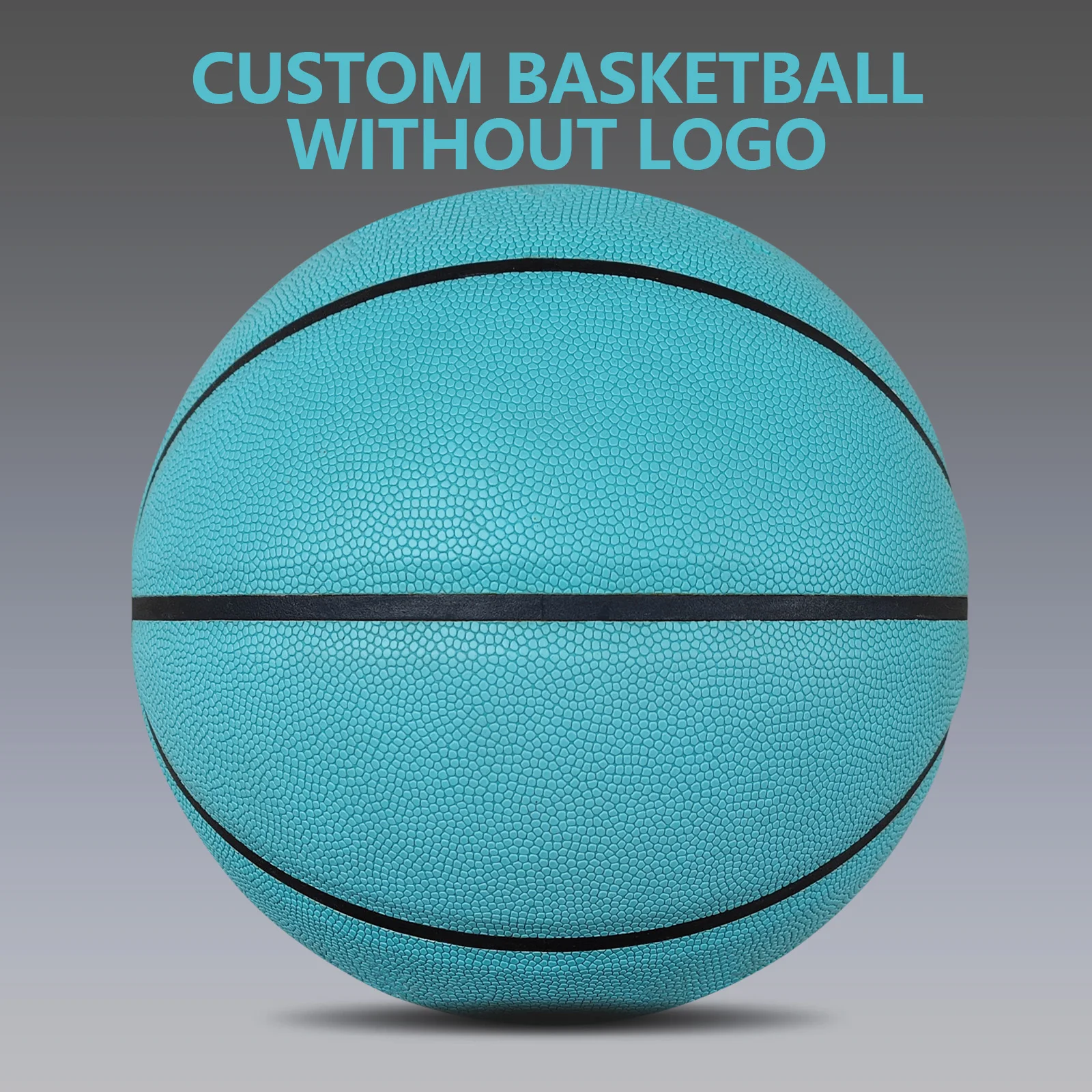 

No Logo Basketball Competition Ball Standard Size 5,6,7 High Quality For In&Outdoor Men's Women's Dribbling Training Sports Team
