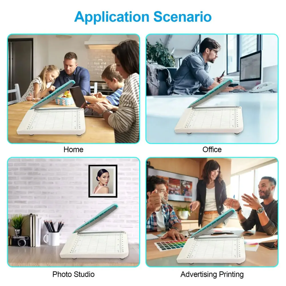 آلة قطع الصور مانعة للإنزلاق ، قاطع الورق ، بطاقة الملصقات ، مشروع حرفي ، لوازم مكتبية ، 4 × 6 في ، 1 #6
