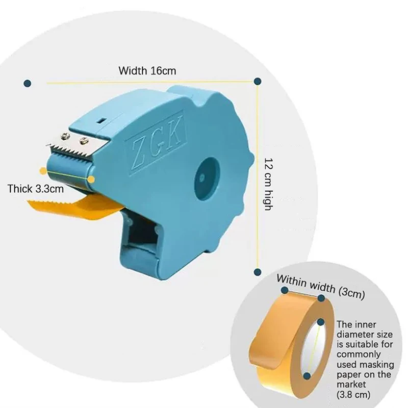 Verbeterde schilder afplakband applicator machineband om barst in tegels te repareren en te verfraaien Plakband snijgereedschap