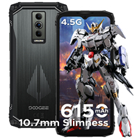 DOOGEE Blade10 Pro Energy Rugged Phone Gemini AI Android 15 Ultra-thin 6.56'' Screen 6150mAh Battery Widevine L1 Mobile Phone