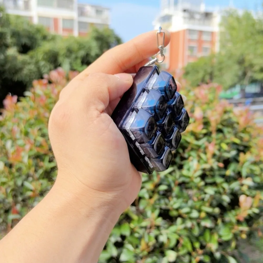 Relaxing DIY Keyboard Fidget Keychain Keys Button Keycap Finger Keyboard Caps Pass The Time Relief Stress Pinch Toy Adult
