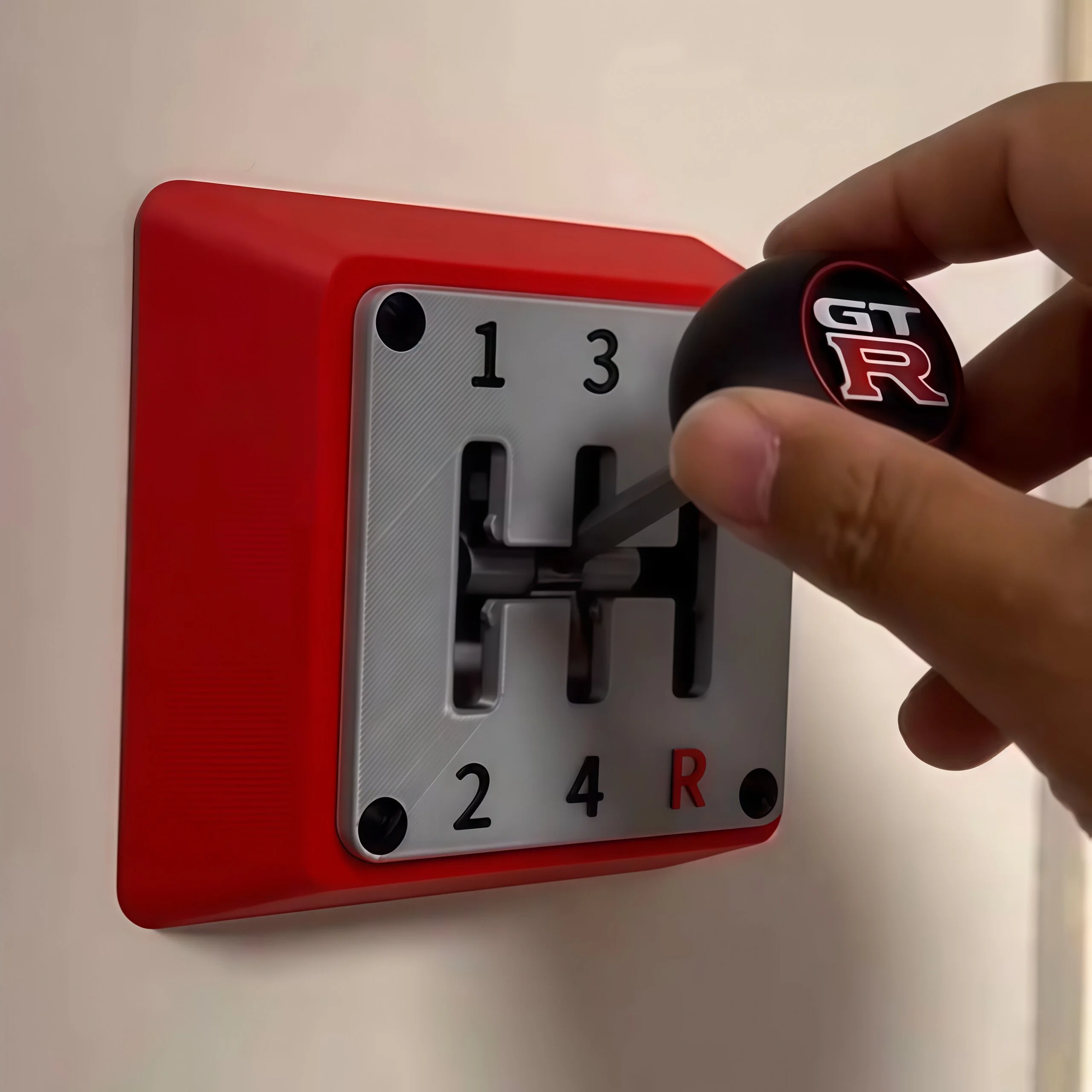 Gtr Racing Gear Switch Panel 3D Printed Car Gear Lever Light Switch Gadget 86 Type Fun Controller