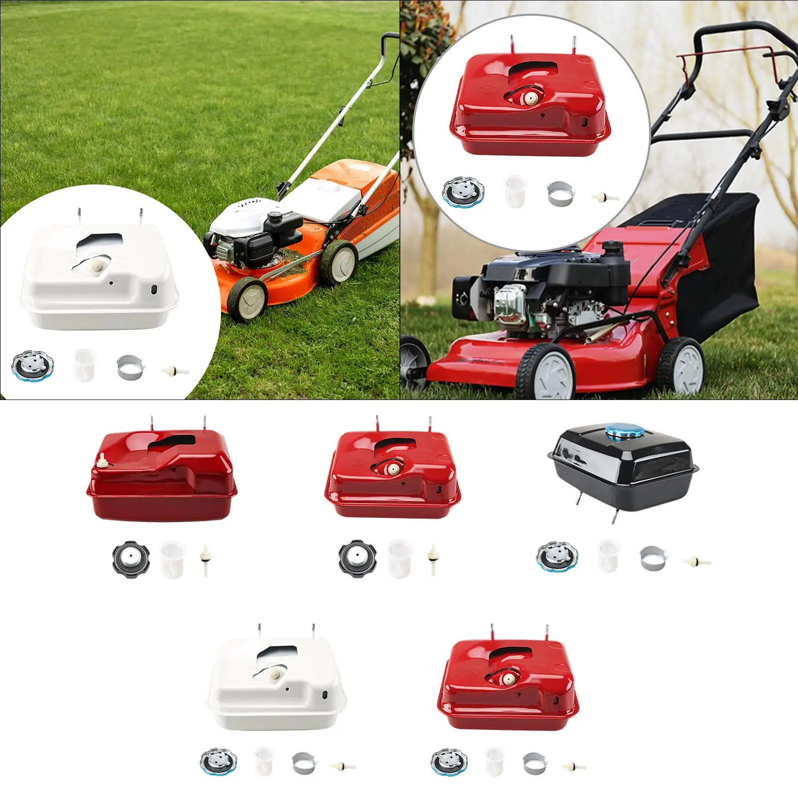 

Fuel Tank Replacement Fuel Oil Reservoir Gasoline Tiller Fuel Tank