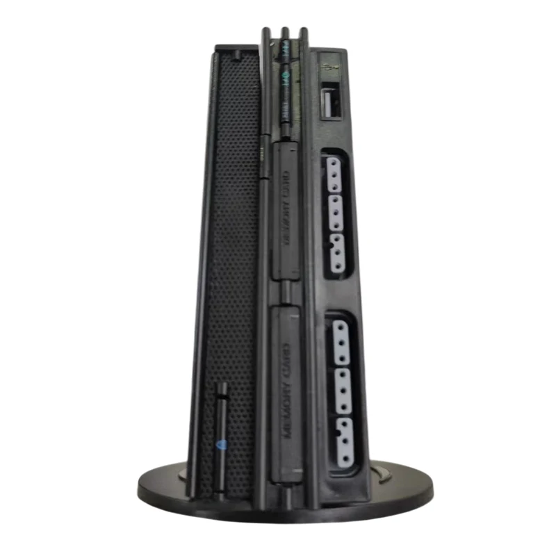 وحدة تحكم PS2 رفيعة صغيرة معدلة SMB + محرك أقراص قرص 2 في 1 وحدة تحكم ألعاب فيديو جهاز توجيه مدمج لألعاب SMB ولوحة تحويل HDMI