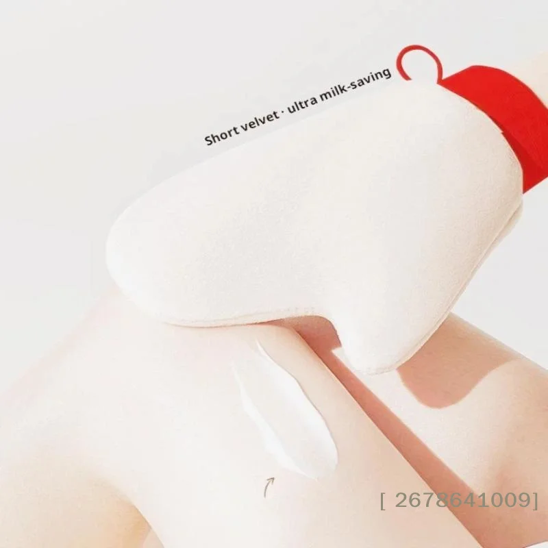⚑Body Lotion Glove Self-Tanning Mitt Double-Sided Prevents Sticky Hands Applicator Quick Dry Flocking Glove Makeup Applicator