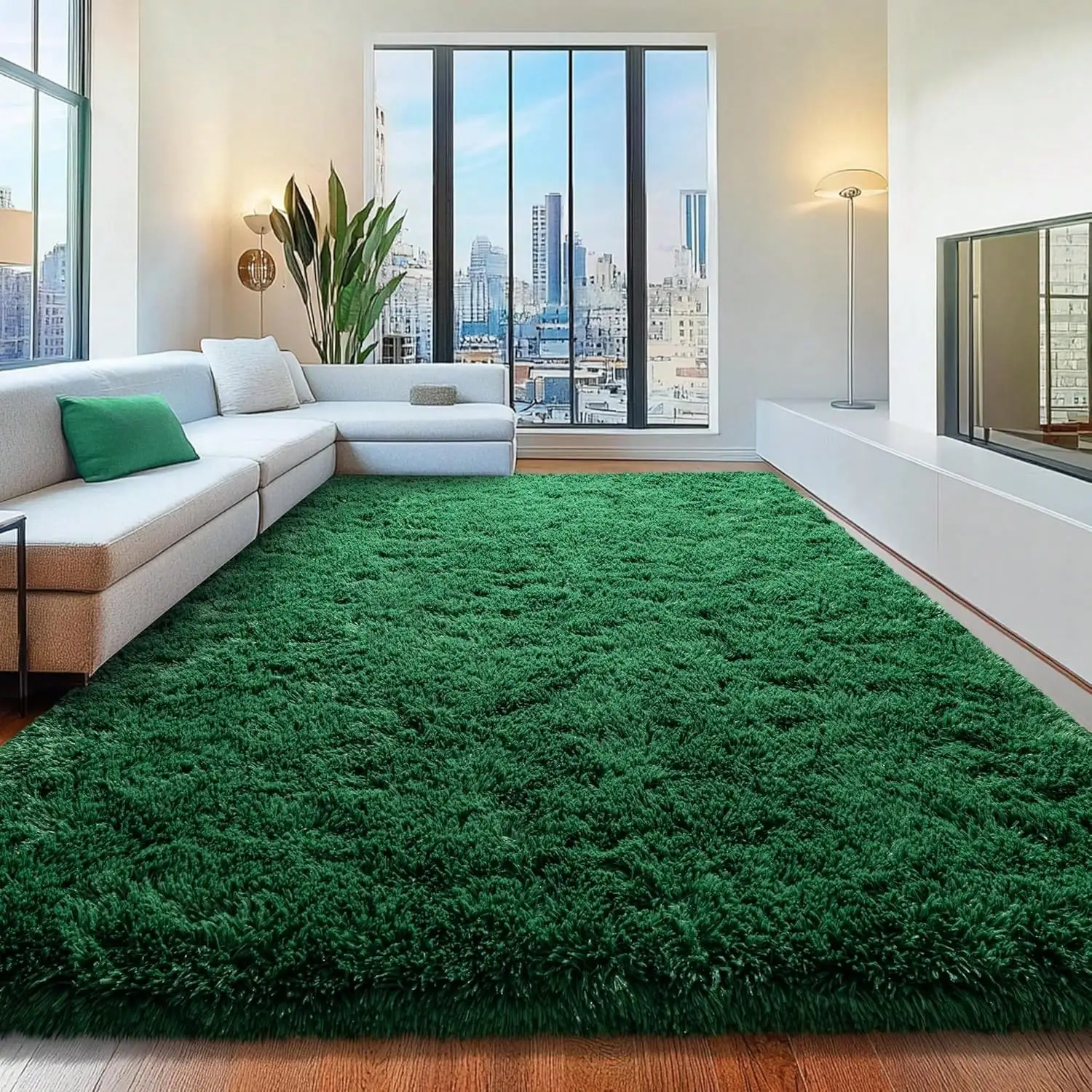 

Fluffy Shaggy Rug Soft Carpets, Big Rugs For Bedroom Play Room Dorm Home Decor Aesthetic Cream White
