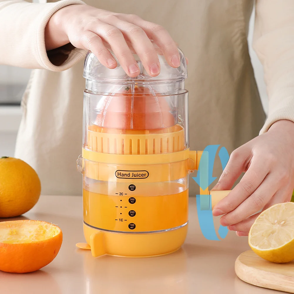 

Manual Citrus Juicer for Home Use Orange Lemon Fruit Juice Presser Small Hand Operated Juicing Machine DIY Summer Drinks