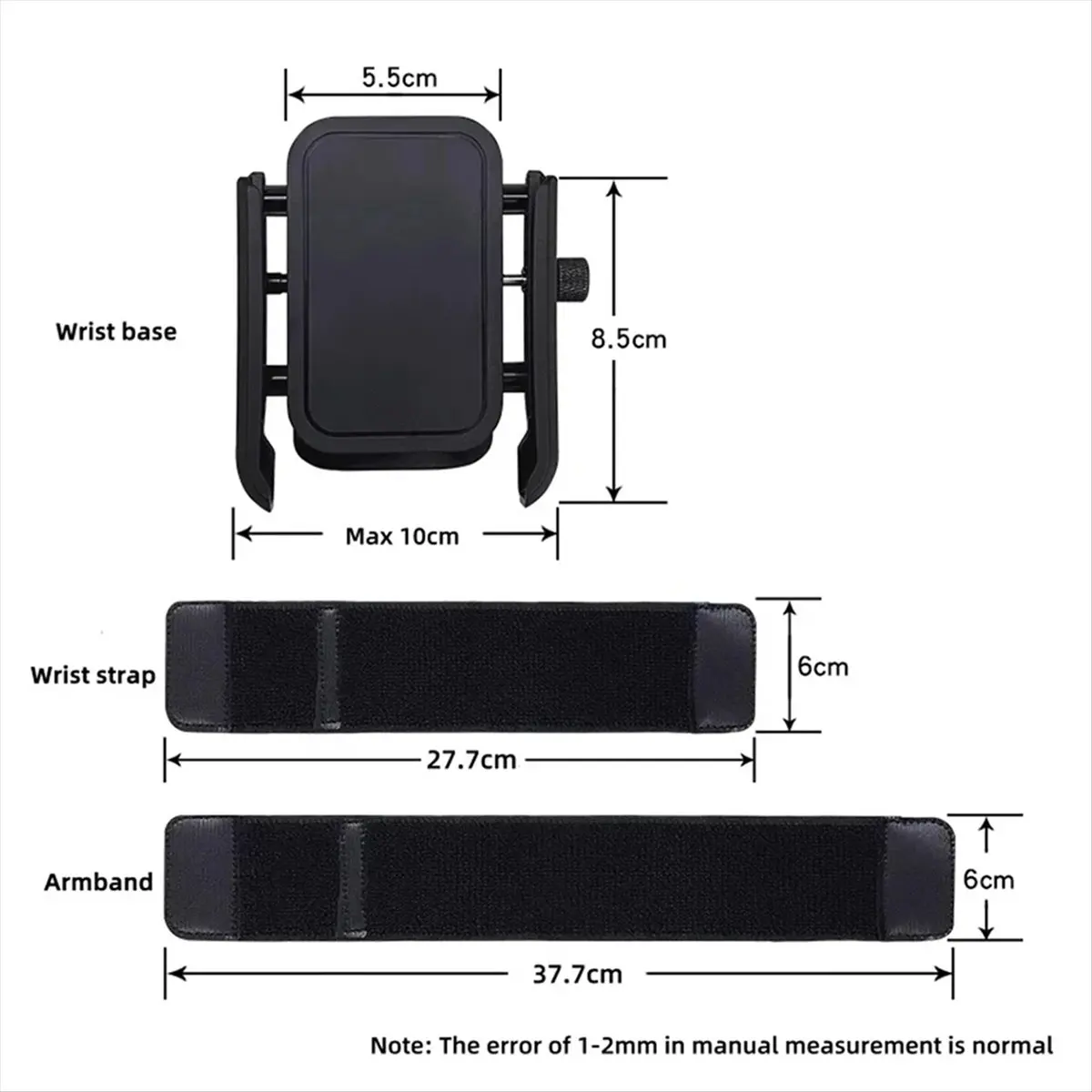 Brazalete deportivo para correr, soporte para teléfono para teléfonos inteligentes, soporte para brazalete, Clip GPS para Fitness y deportes al aire libre