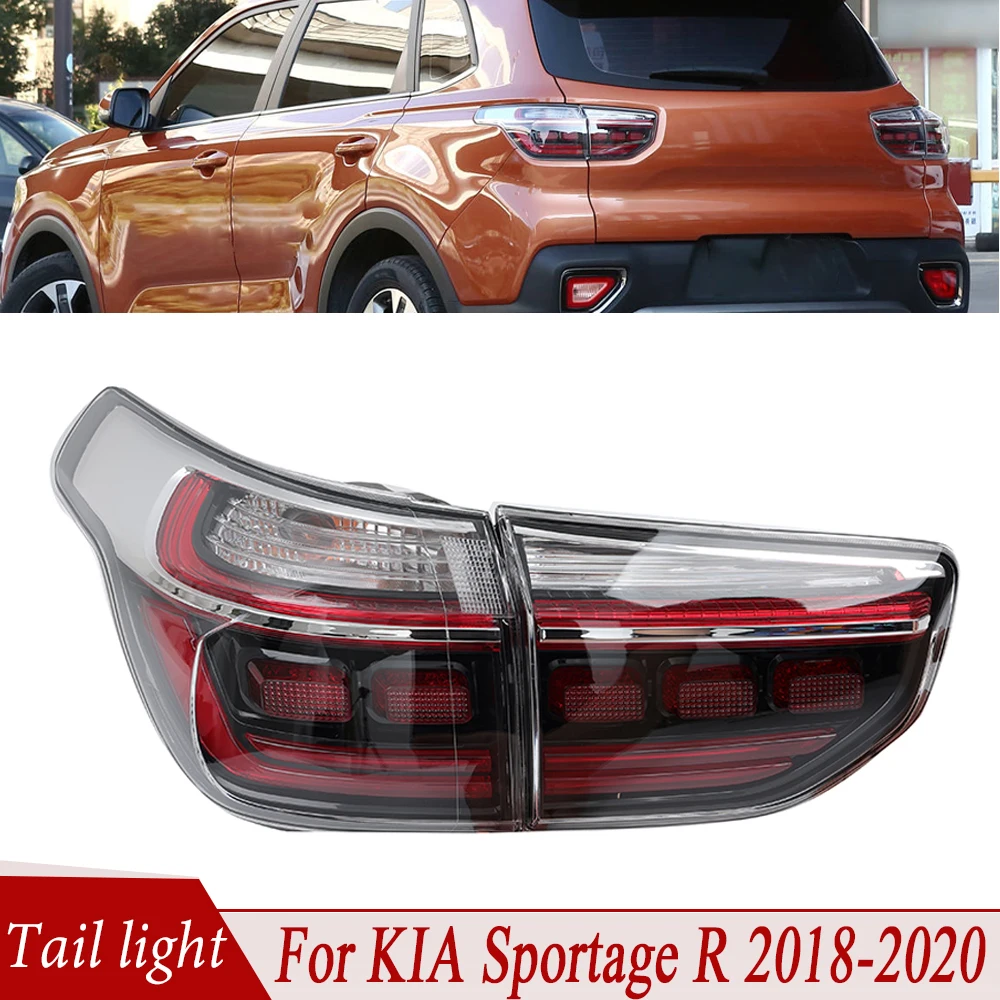 

For KIA Sportage R 2018 2019 2020 Tail Light Rear Taillight Brake Light Turn Signal Light Fog Lamp Tail Lamp Assembly Car Light