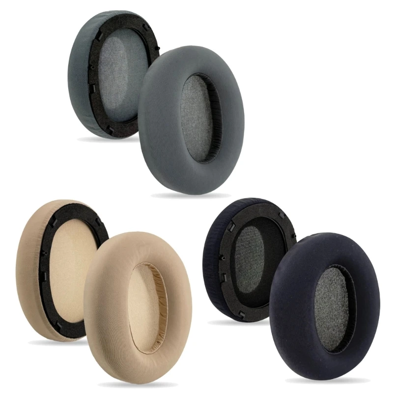 

U55B 1 Pair Replacement Ice Silk Cloth Earpads Soft Sponge Ear Pad Comfortable Earmuffs for W820NB K820NC Repair Accessory